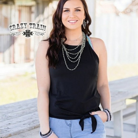 Crazy Train Tops - Black Tank